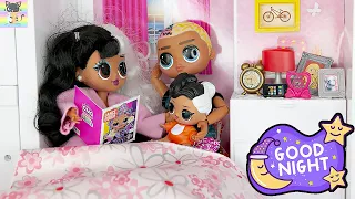 OMG FAMILY NIGHT BEDTIME ROUTINE - OMG Family Goes to Rescue Their Friends