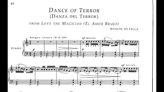 Manuel de Falla: Danza del terror (de El amor brujo, piano, 1915)