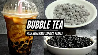 How to Make BUBBLE TEA and Tapioca Pearls [Recipe] at Home