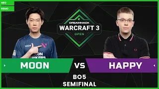 DreamHack Warcraft III Open 2021 - Semifinal: [NE] Moon vs. Happy [UD]