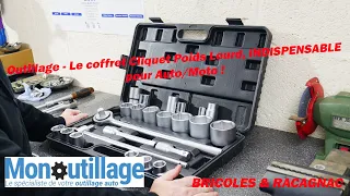 👍👍👍 Outillage - Le coffret cliquet Indispensable Auto/Moto 👍👍👍