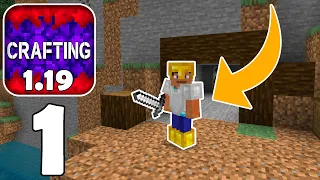 Crafting and Building 1.19 - SURVIVAL Gameplay Part 1 - THE NEW BEGGING