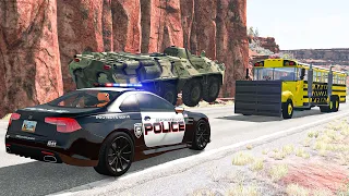 Police Car Chases #43 - BeamNG DRIVE | SmashChan