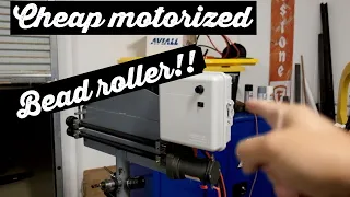 How to motorize a cheap Chinese bead roller