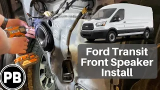 2013 - 2020 Ford Transit Front Door Speaker Install