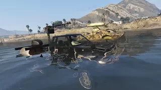 APC vs Technical Aqua (GTA Online) Gunrunning DLC