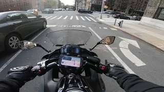 NY, Manhattan Lane Splitting/Filtering going home