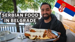 American Tries Traditional SERBIAN (Balkan) Food in Belgrade, Serbia 🇷🇸