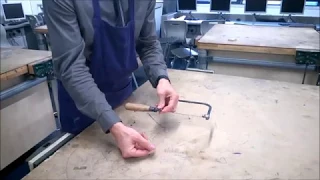 How to replace a coping saw blade