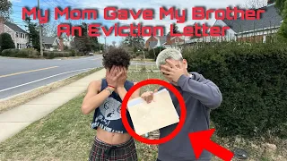 My Mom Gave My Brother An Eviction Letter For His 18th Birthday!!