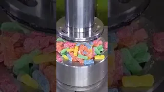 Satisfying Video l Mixing Candy in Foot BathTub with Magic Slime & Rainbow Skittles Cutting ASMR