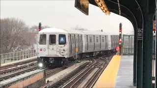 NYC Subway HD 60fps: R46 A Trains Relay To & From Pitkin Yard @ 80th Street (12/7/16)