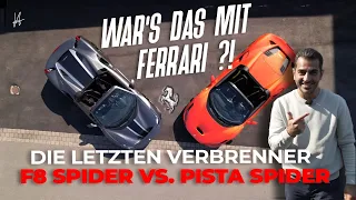 Der große Ferrari Check 🔥 Ferrari F8 Spider vs Ferrari 488 Pista Spider I Hamid Mossadegh