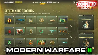 Unlocking ALL 18 Rewards From Trophy Hunt Event! (MW2 Trophy Hunt Event Completed)