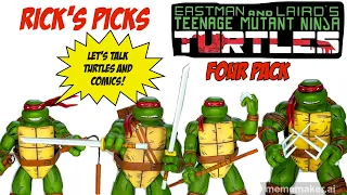 Review of TMNT figures Return to New York Mirage turtles 4 pack by NECA