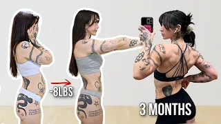 I Changed My BODY and My LIFE in 3 months... (fat loss, clear skin, healthy habits)