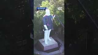 Texans surprise fans by unveiling their new jersey on 67-foot-tall Sam Houston statue in Huntsville