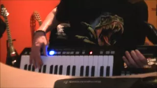 Gary Moore - The Loner cover on keytar