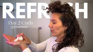 How to get fresh-looking curls again • Quick Morning Refresh Routine