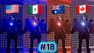 SKIBIDI TOILET | USA AMERICA vs MEXICO vs CANADA vs AUSTRALIA battle #18