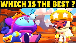 Brawl Stars All Sandy Skins Comparison! | Lantern Sandy Vs Sandy Koya Vs Suger Rush Sandy