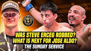 Was Steve Erceg Robbed? What’s next for Jose Aldo? Sunday Service #9 with Hayjivepicks