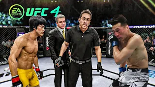 Bruce Lee vs Chan Sung Jung - EA Sports UFC 4 - Dragon Fight 🔥🐲