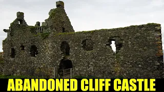 Exploring an Abandoned Scottish Cliff Castle (Dunskey Castle) | Abandoned Places Scotland EP 95