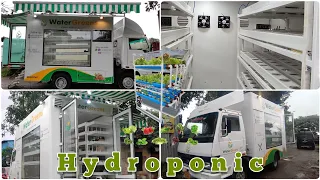 Hydroponic Display and sales van design  , vegetable garden, on wheels ,