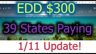 EDD Unemployment New 39 All States Benefits Payment for $300! January Update Explain PUA PEUC EBT CA