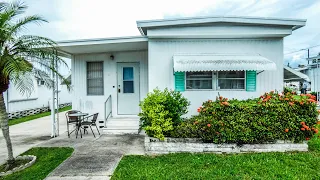 Unbelievably LOW MONTHLY HOA of $105/month! Move-in Ready 2 Bedroom 1 Bath Mobile Home