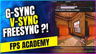 G-SYNC & FREESYNC & V-SYNC | Unterschiede und Vorteile | FPSAcademy #8