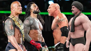 Dara Singh Goldberg vs The Rock Roman Reigns Match