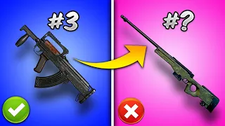 Top 5 Airdrop Guns/Weapons in PUBG Mobile & BGMI (New)Tips and Tricks Guide/Tutorial