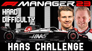 Haas Hard Difficulty #1 - F1 Manager 2023