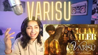 Varisu - Official Trailer (REACTION) Thalapathy Vijay | Rashmika | Vamshi Paidipally | Dil Raju