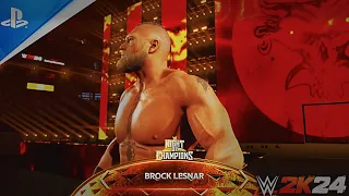 WWE 2K24 | Brock Lesnar Entrance with Phonk | Montagem Coral 4K