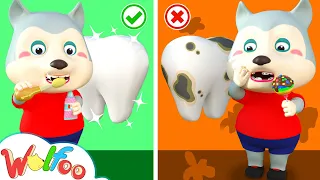 Wolfoo ! Don't Eat Candy , Protect Your Teeth ! | Learn Healthy Habits for Kids | Wolfoo Kids Songs