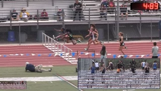 2016 TF - CIF-ss Prelims (Div 1) - Girls' 100 Hurdles (5 Heats)