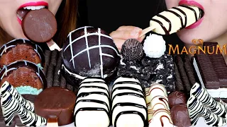 ASMR MAGNUM ICE CREAM BARS, OREO CHEESECAKE, LA BOMBA GELATO, EDIBLE CHOCOLATE HEELS, FERRERO 먹방