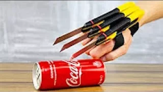 DIY Logan X Men Wolverine Automatic Claws with Real Blades