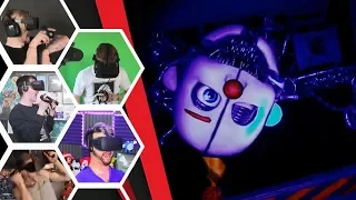 Let's Players Reaction To The Ennard Nightmare Jumpscare | FNAF VR: Help Wanted