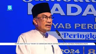 Kerajaan setuju tanah di kawasan MADA dipindah status kepada pembangunan