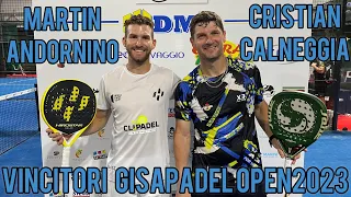 CALNEGGIAANDORNINO VS CAPITANIABBATE - FINALE GisaPadel Open 2023