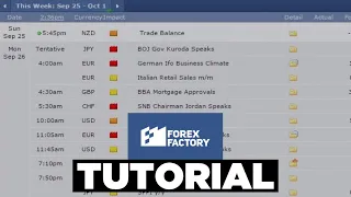 Trading News Events! (Forex Factory Tutorial)
