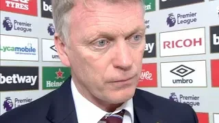 David Moyes on pitch invaders | Post match interview | West Ham United 0-3 Burnley | Premier League