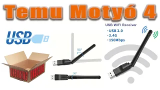 Temu motyó 4 - USB Wi-Fi adapter (2.4Ghz - 150Mbps)