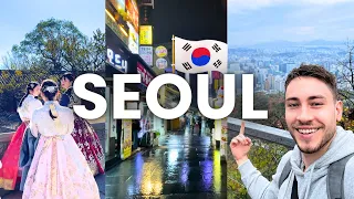 Seoul Vlog 🇰🇷 | Insadong, Seoul Tower, Gangnam & Korean Food! 4K