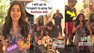 Jhanvi Kapoor Celebrates Step-Sister Anshula Kapoor's Birthday With Arjun Kapoor