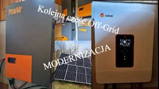 OFF-GRID Darmowa Ciepła Woda, ,SRNE , PowMr, JaSolar 8,43Kwp